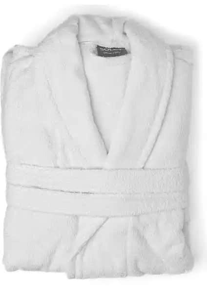 Soley Minerva Unisex %100 Pamuklu Yumuşak ve Kalın Bornoz, Ev ve Günlük Kullanım İçin Ideal