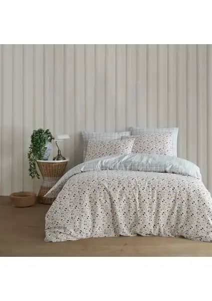 Soley Mosaic Serisi %100 Pamuklu Çift Kişilik Nevresim Seti Modern ve Şık Tasarım