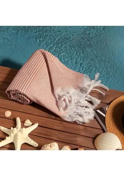 Soley Stripe %100 Doğal Pamuklu Peştemal Estetik ve Fonksiyonellik Bir Arada