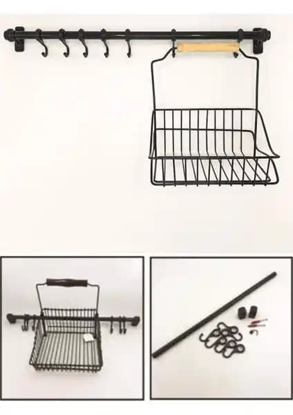 Sym Ferforje Sepet ve Askılık: Şık ve Pratik Duvar Askılığı Çözümü