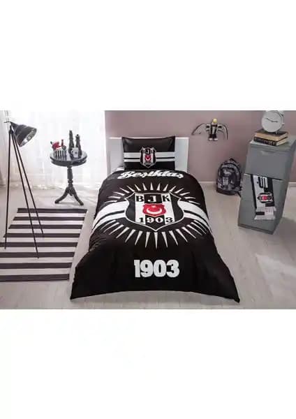 Taç Beşiktaş Parlayan Güneş Nevresim Takımı: Şık ve Dayanıklı Yatak Takımı