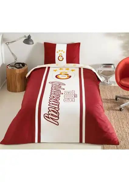 Taç Galatasaray 1905 Glow Tek Kişilik Nevresim Takımı Modern ve Şık Tasarımıyla Dikkat Çekiyor