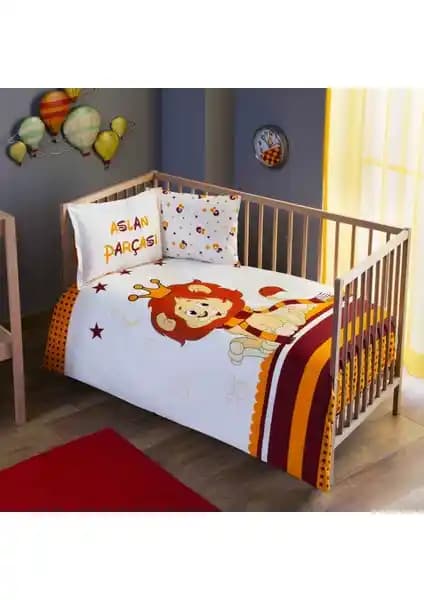 Taç Galatasaray Aslan Parçası Çocuk ve Bebekler İçin Konforlu Nevresim Takımı