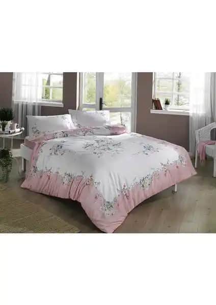 Taç Madelyn Pembe Ranforce Tek Kişilik Nevresim Takımı Estetik ve Konfor Sunar