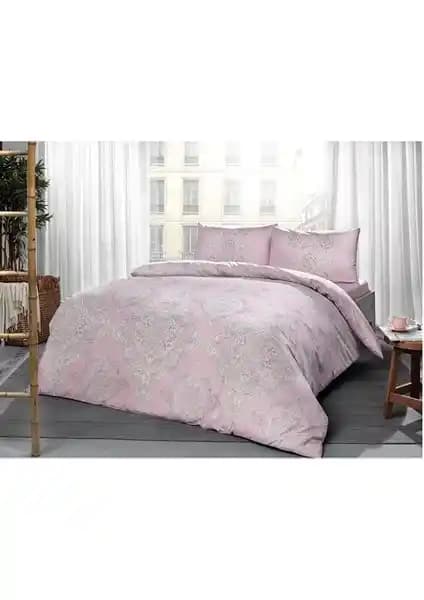 Taç Mirabel Pembe Çift Kişilik Nevresim Takımı Estetik ve Konfor Sunar