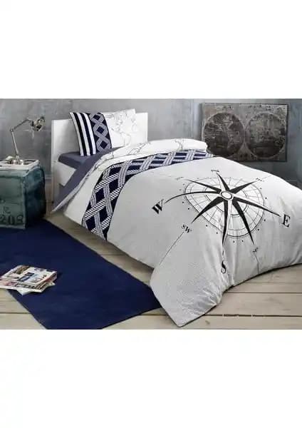 Taç Navı Ranforce Tek Kişilik Nevresim Takımı: Dayanıklı ve Şık Pamuklu Yatak Seti