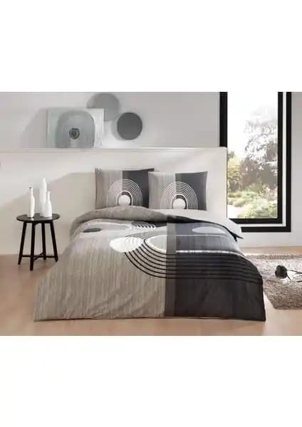 Taç Ranforce Tek Kişilik Nevresim Takımı Modern Tasarım ve Dayanıklılık Sağlar