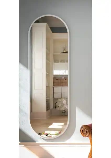 Tarz Design Beyaz Oval Dekoratif Boy Aynası: Modern ve Şık İç Mekan Dekorasyonu İçin Önemli Bilgiler