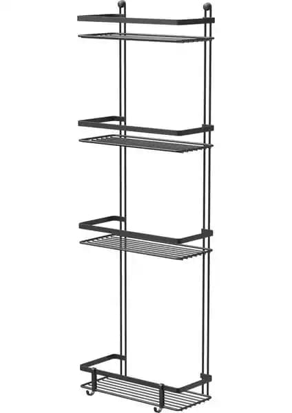 Tekno-tel 4 Katlı Paslanmaz Çelik Banyo Rafı: Dayanıklı ve Şık Depolama Çözümü