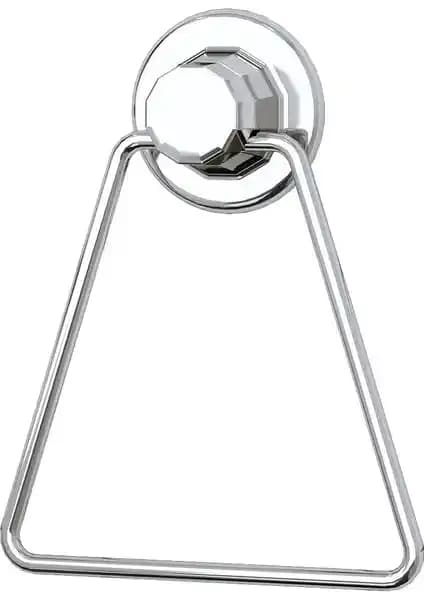 Teknotel DM233 Vakumlu Üçgen Havluluk Krom Modern Banyo ve Mutfak Dekorasyonu İçin