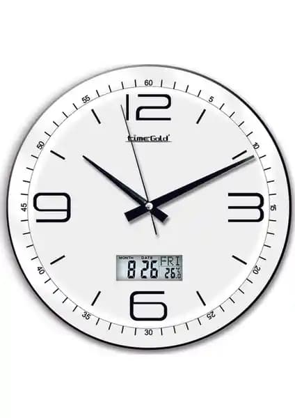 Time Gold Royal Duvar Saati: Estetik ve Fonksiyonelliği Bir Arada Sunan Modern Tasarım