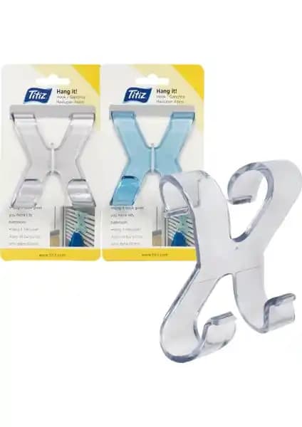 Titiz P-239 Havlupan ve Duşakabin Askısı 3'lü Set Dayanıklı ve Şık Banyo Aksesuarı