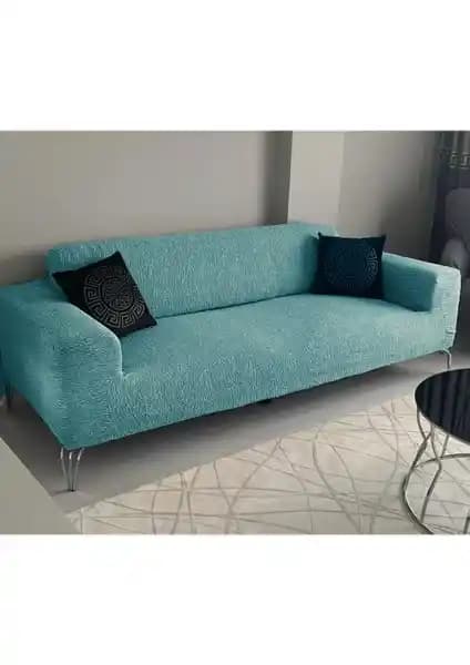 Tuchmall Jakarlı Kumaşlı Üçlü Koltuk Örtüsü: Şıklık ve Koruma Bir Arada