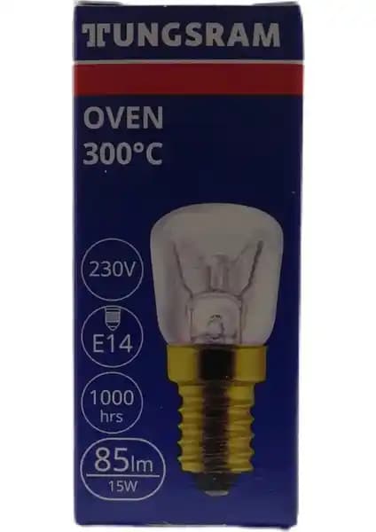 Tungsram 5 Adet Fırın Ampulü 15W E14 Duy, Yüksek Sıcaklık ve Enerji Verimliliği