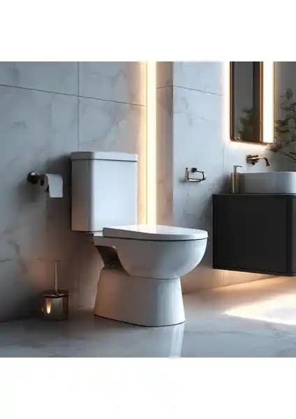 Turavit Alize Kanallı Alttan Çıkışlı Klozet: Modern ve Pratik Banyo Çözümü