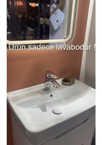 Turkuaz Seramik Cerastyle Duru Lavabo: Modern ve Şık Tasarım ile Dayanıklı Banyo Ürünü