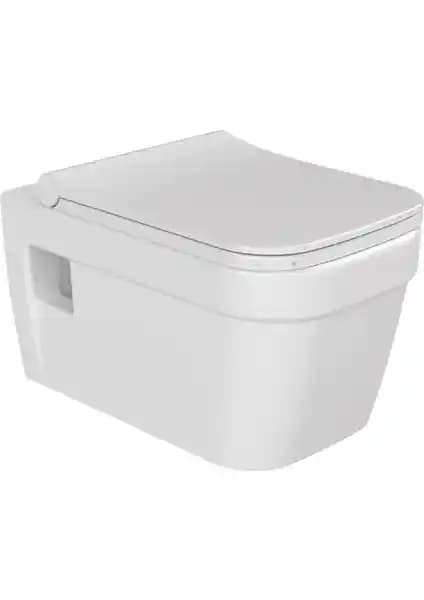 Turkuaz Seramik Noura Rimless Asma Klozet ve Slim Yavaş Kapanan Kapak Ürün İncelemesi