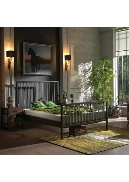 Unimet Breeze Çift Kişilik Ferforje Metal Karyola Modern Tasarım ve Dayanıklılık