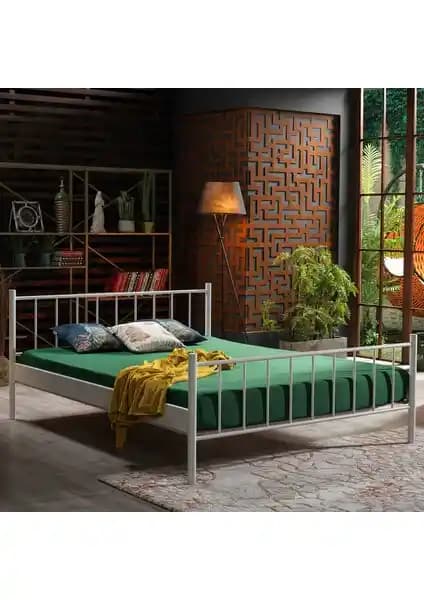 Unimet Falez Çift Kişilik Ferforje Metal Karyola: Modern ve Dayanıklı Yatak Odası Tasarımı