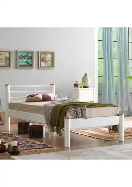 Unimet Kappis-S Ferforje Metal Yatak Tek Kişilik Modern ve Dayanıklı Tasarım
