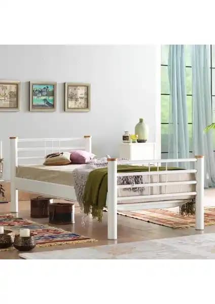 Unimet Kappis Tek Kişilik Ferforje Metal Karyola Modern ve Dayanıklı Tasarım