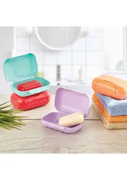 Urve M Ur-3144 Kilitli Kapaklı Sabunluk: Hijyenik ve Dayanıklı Plastik Tasarım
