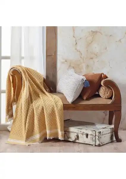 Vagonik Zigzag Pamuklu Koltuk Şalı: Şık ve Konforlu Ev Dekorasyonu İçin Uygun