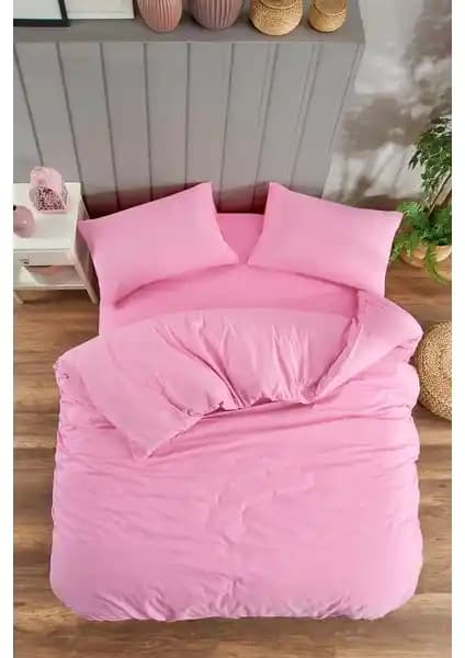 Valezium Pembe Tek Kişilik Nevresim Takımı: Şıklık ve Konforun Buluşması