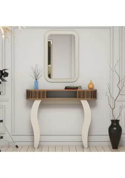 Variant Damla Aynalı Dresuar Krem: Modern ve Şık Tasarımıyla Dayanıklı Mobilya Seçeneği