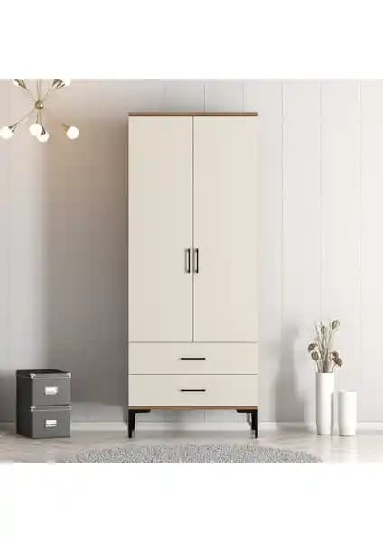 Variant Mobilya Kumsal 2 Kapılı Gardrop Modern Tasarım ve Geniş Depolama Alanı