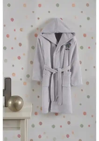 Varol Bambu Nakışlı Garson Boy Bornoz - Dino, Şık ve Konforlu Profesyonel Kullanım İçin