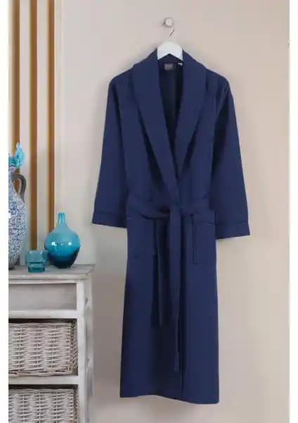 Varol Dama Serisi Şal Yaka Pike Bornoz Sabahlık Yüksek Kalite ve Konfor Sunan Ev Giyim Ürünü