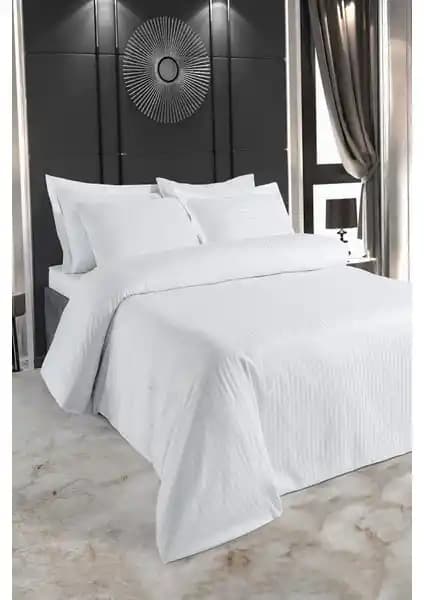 Varol Pamuk Saten Tek Kişilik Nevresim Takımı Line Serisi Yatak Odası Şıklığı ve Konforu