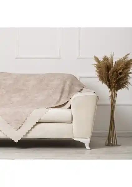 Velerde Home Vessel Çift Taraflı Çekyat Örtüsü Şalı: Modern ve Dayanıklı Ev Dekorasyonu Ürünü