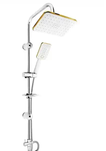 Vilas Atlantis Gold Robot Tepe ve Yağmurlama Duş Seti: Modern ve Dayanıklı Banyo Aksesuarları