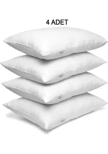 Vionel Home 4'lü Ekonomik Yastık Seti Konfor ve Sağlık İçin Uygun Tasarım