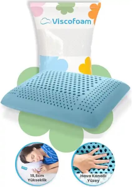 Viscofoam Air Terapi Hava Kanallı Ortopedik Yastık ile Konforlu ve Sağlıklı Uyku Deneyimi
