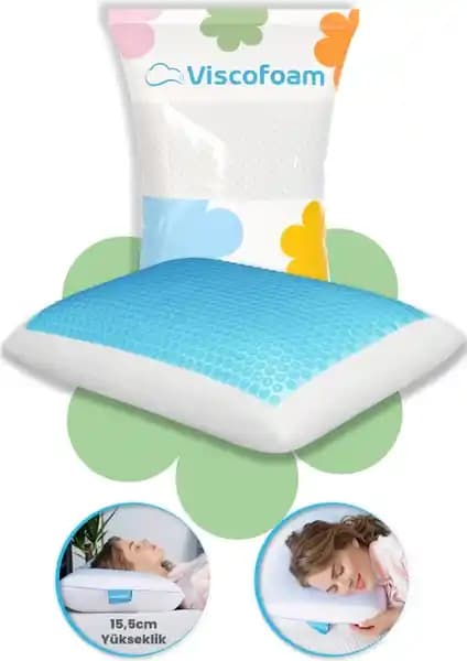 Viscofoam Bonni Yatak Yastığı: Ergonomik ve Serinlik Sunan Ortopedik Tasarım