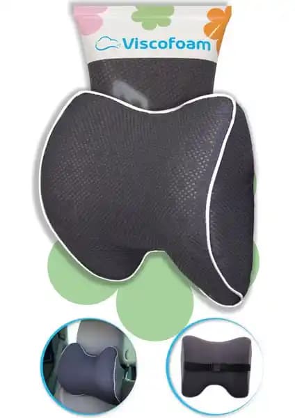 Viscofoam Carfort Büyük Visco Araç Boyun Yastığı ile Uzun Yolculuklarda Konfor ve Sağlık