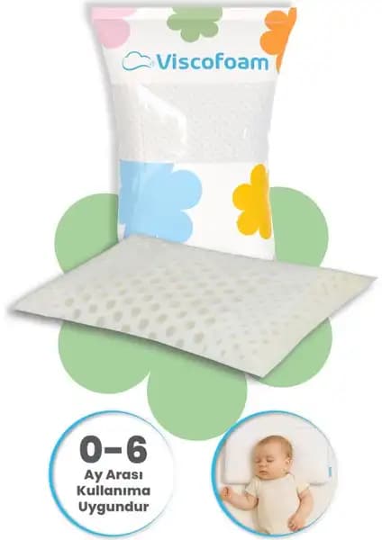 Viscofoam Hava Kanallı Ortopedik Bebek Yastığı: Güvenli ve Konforlu Uyku Desteği