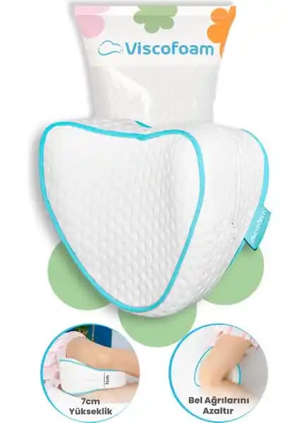 Viscofoam Kalp Diz Arası Ortopedik Yastık: Bel ve Bacak Sağlığına Uygun Destek Ürünü
