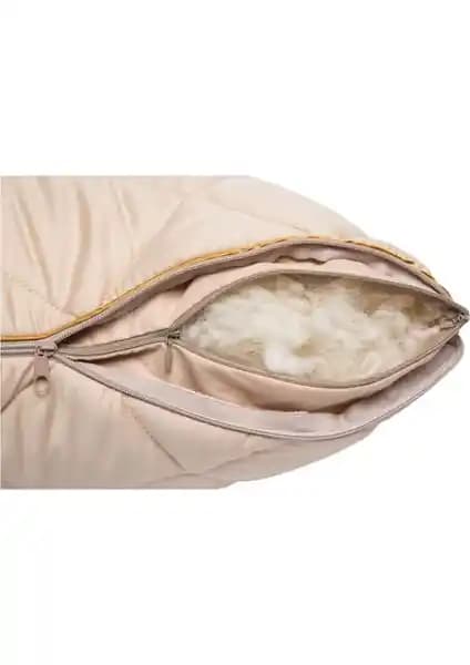 Viscoleff 50 x 70 cm Yün Yastık: Doğal Malzemeler ve Ayarlanabilir Konfor Özellikleri