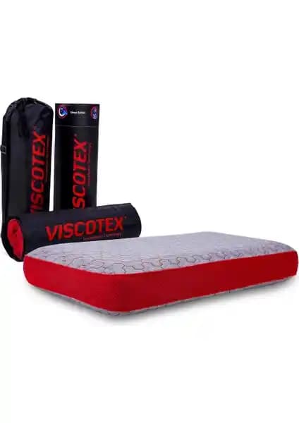 Viscotex Boyun Destekli Yastık 70x40x12 cm Ergonomik Tasarım ve Doğal Malzemelerle Konfor Sağlar
