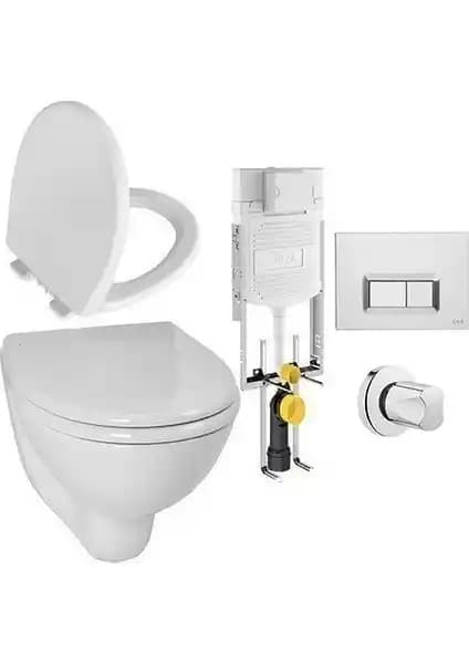 VitrA Gömme Rezervuar ve Asma Klozet Seti Modern ve Estetik Banyo Tasarımı İçin