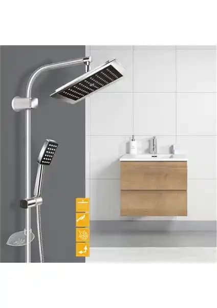 Vival Tepe Duş Sistemi: Modern ve Estetik Tasarımıyla Fonksiyonellik Sunan Ürün