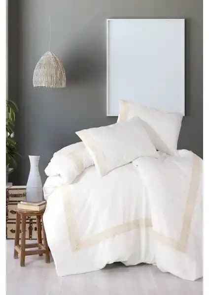 Vivamaison Dantelli Beyaz Pamuk Çift Kişilik Nevresim ve Yastık Seti Detaylı İnceleme