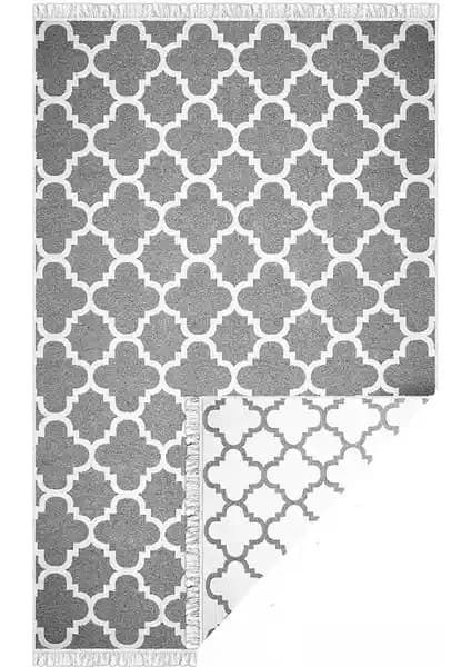 Voho Tekstil Gri Beyaz Lidya Motifli Çift Taraflı Dokuma Kilim Özellikleri ve Dekorasyon İpuçları