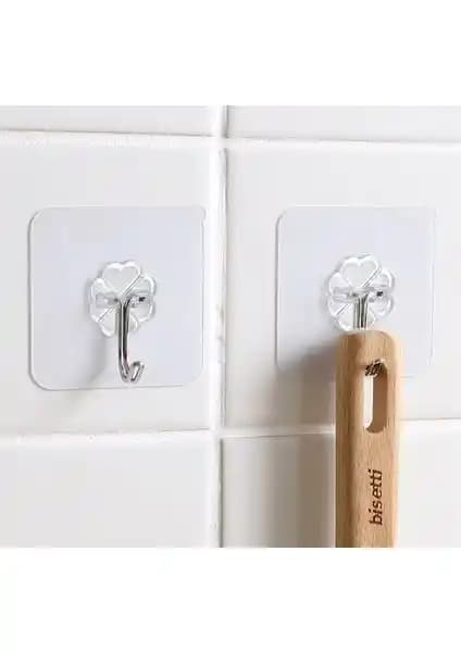 Welta Kendinden Yapışkanlı Şeffaf Askı Seti ile Pratik ve Estetik Ev Düzenleme Çözümü