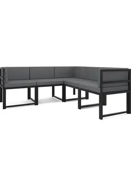 Wood House Doruk 5'li Köşe Takımı Modern Tasarım ve Dayanıklılık Sunar