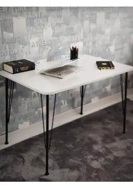 Wood İdea 60x90 Firkete Ayaklı Beyaz Mutfak Masası: Şık ve Fonksiyonel Tasarım